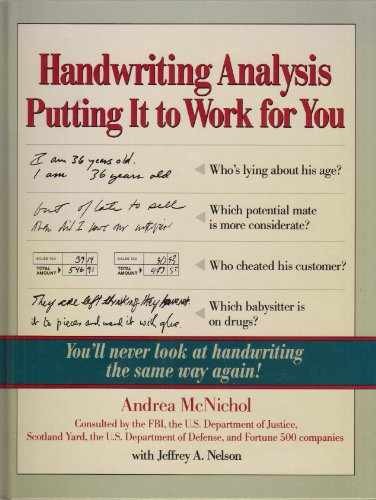 Handwriting Analysis: Putting It to - Paperback, by Andrea Mcnichol - Acceptable