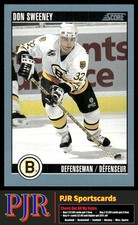 Don Sweeney 1992-93 Score Canadian #186 Boston Bruins