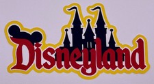 Disney Disneyland - Paper Piecing Scrapbook Embellishment Die Cuts