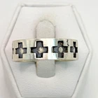 STUNNING .925 Vintage Sterling Silver Estate Ring Size 14