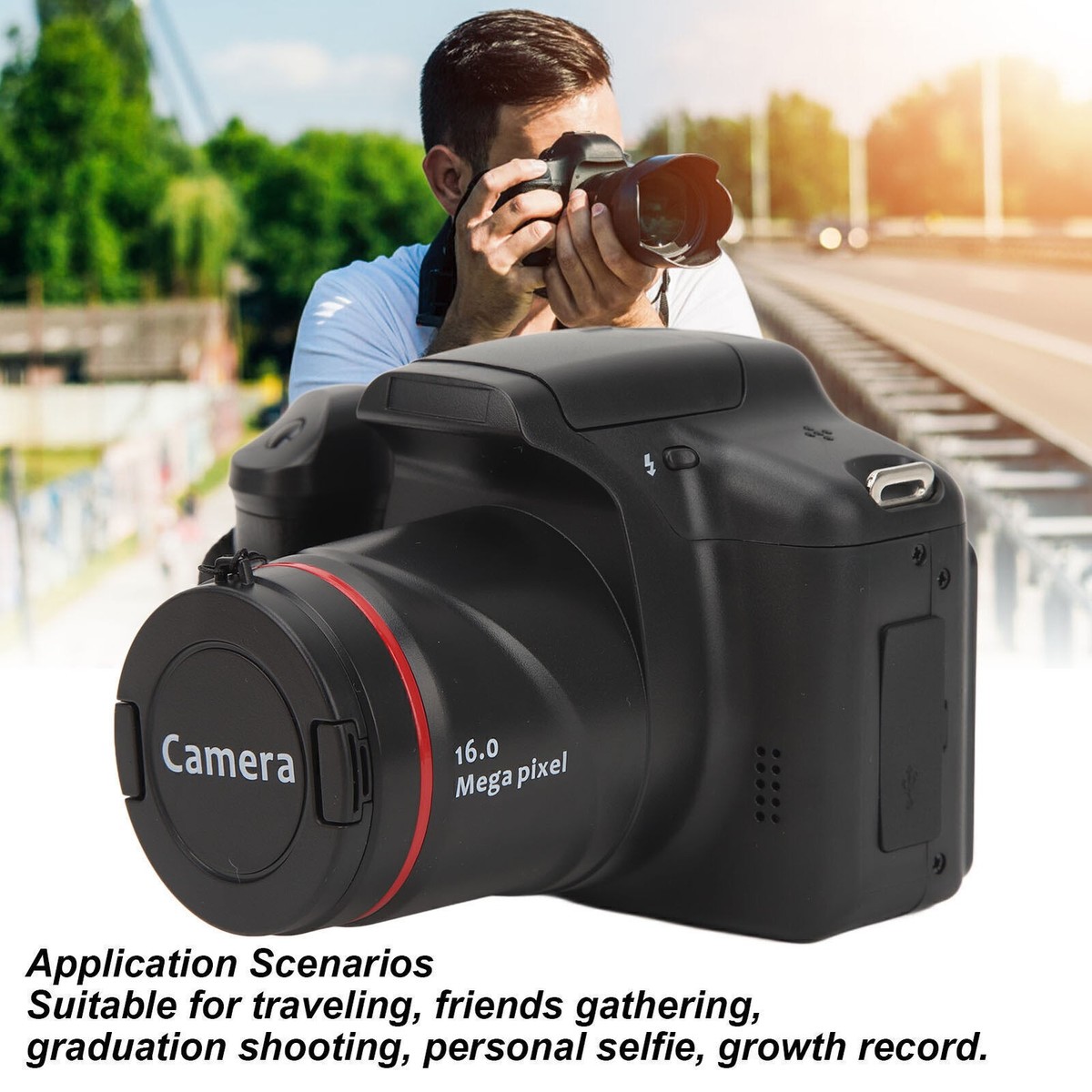 16MP Digital Camera Autofocus 2.4 Inches Anti Shake 16X Digital