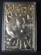 Jigglypuff 1999 Pokemon 23K Gold-Plated Burger King Nintendo Promo Trading Card