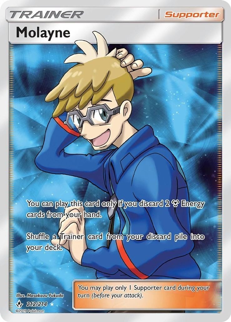 Molayne - 212/214 - Pokemon Unbroken Bonds Sun & Moon Full Art Rare Card NM