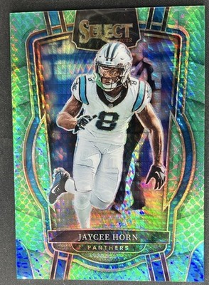 Panini 2022 Select Jaycee Horn Panthers Club Level Dragon Scale Prizm #288 /89