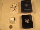 2005 W US Mint Proof American 1oz Silver Eagle .999 Bullion Coin w/ Box COA
