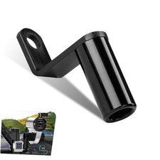 Motorcycle Mirror Mount Extender, Aluminum Alloy Multi-Functional 1 PCS Black
