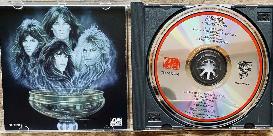 Savatage „Hall of the Mountain King“ •NEW Atlantic• Iron Maiden Judas Priest  - Bild 2 von 3