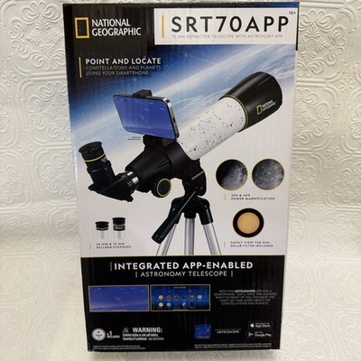 National Geographic SRT70APP, 70mm Refractor Telescope with Astronomy App