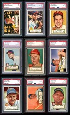 1952 Topps Baseball All-PSA Almost Complete Set 5 - EX 6189808 (375 / 407 cards)
