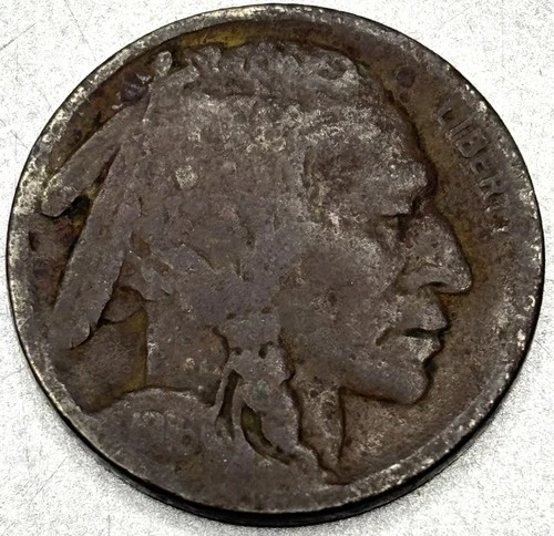 1916-S Buffalo Nickel Good Details FREE SHIPPING - 0979