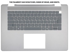 Original GERMAN Keyboard w/ Palmrest for Dell Inspiron 16 Plus 7640 7645 QWERTZ