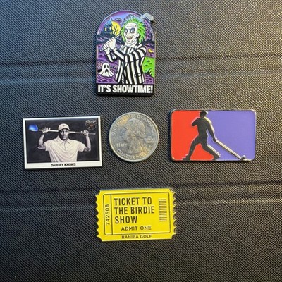 GOLF BALL MARKER BUNDLE LOT