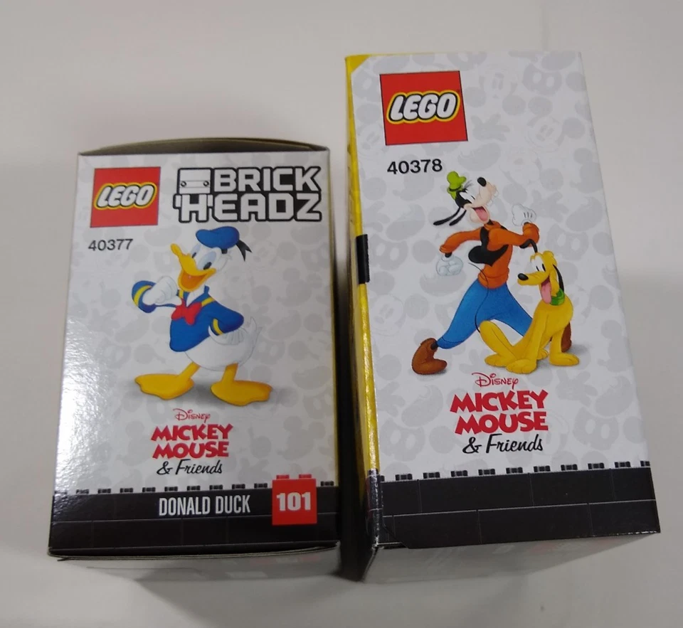 Lego Lote Disney Pato Donald 40377, Goofy y Pluto 40378 Brickheadz NUEVO SELLADO Foto 4 de 4