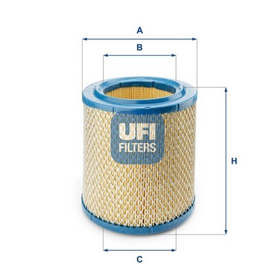 UFI 27.888.00 Air Filter for Alfa Romeo, Citroën, Fiat, Iveco, Peugeot, Tata