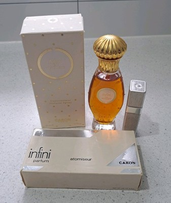 INFINI Eau de Toilette by Caron  Brand New In Box PLUS Rare Refillable Atomiser