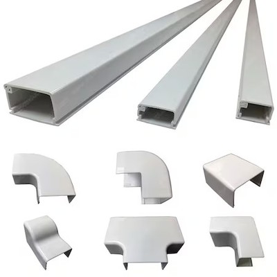 ELECTRIDUCT SR-ED-MED1-5PK-BK Medium Latching Surface Raceways- 59''- 5 Pack-