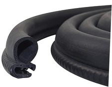 Automotive Door Weather Stripping Car Door Rubber Edge Trim Seal Strip 40Ft