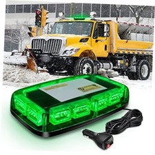 12 Inch Roof Top Strobe Lights 48led Hazard Light Emergency Safety Green