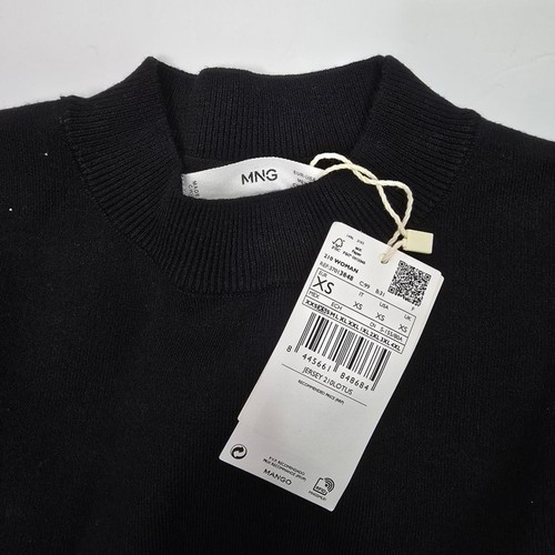 NWT Mango Black Oversized Sweater - Picture 3 of 4