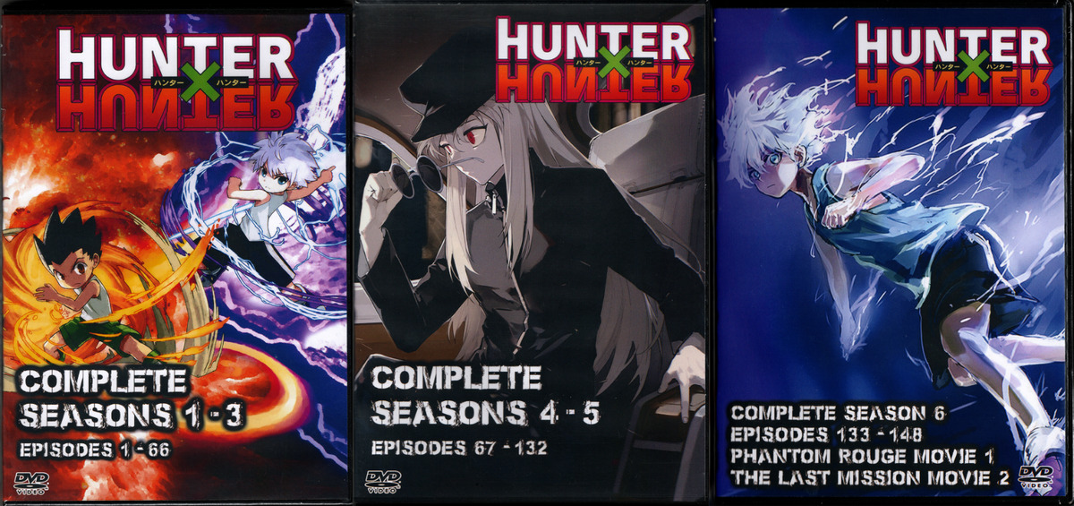 Hunter X Hunter Complete Full Set (Season 1 & Season 2 + 2 Movie +