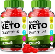 (2 Pack) Peoples Keto ACV Gummies - Official - Keto People ACV Advanced...