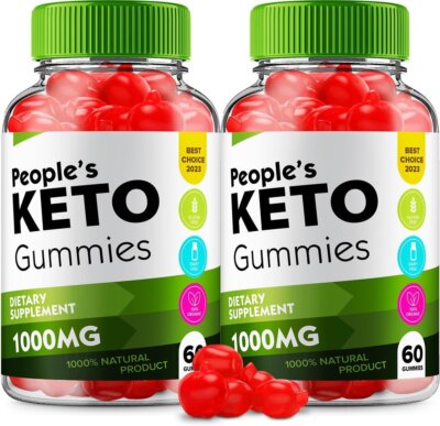 (2 Pack) Peoples Keto ACV Gummies - Official - Keto People ACV Advanced...