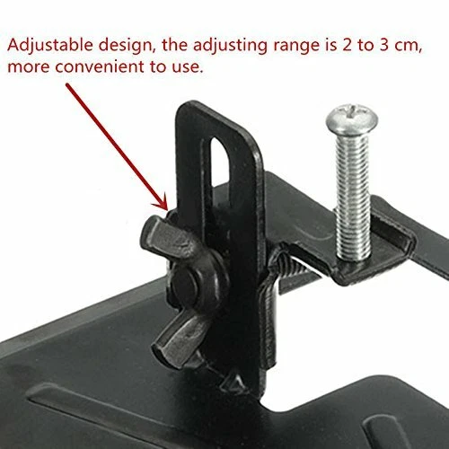 Angle Grinder Bracket Stand Holder Support Base Shield Cover 20-30mm Adjustable - Image 4 of 4