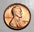 1954 S LINCOLN WHEAT PENNY UNC #C5186