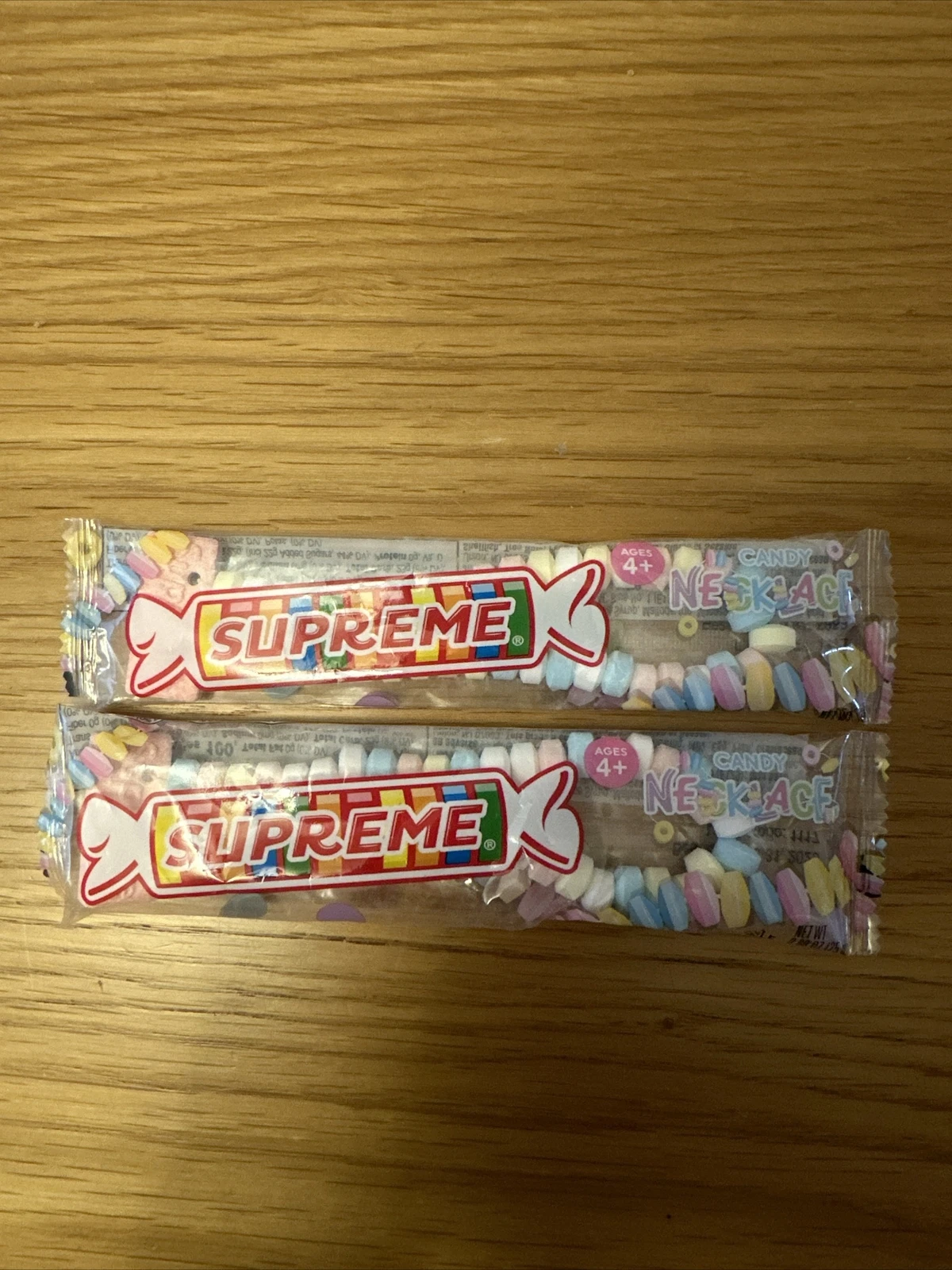 2 x lot d'accessoires colliers bonbons Supreme SS22
