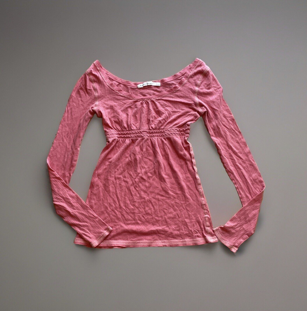 Abercrombie And Fitch Y2k Babydoll Top Hollister 2000s Long sleeve