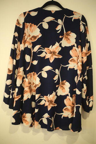 Abito donna Show Me Your MuMu taglia XS Thunder Bird blu floreale mini manica lunga - Foto 5 di 6