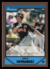 Gorkys Hernandez 2007 Bowman Draft Picks Prospects Gold #BDPP102 Detroit Tigers