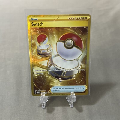 gold switch pokemon card 206/165 Pokemon 151 Switch UR 206/165 – Card Galaxy