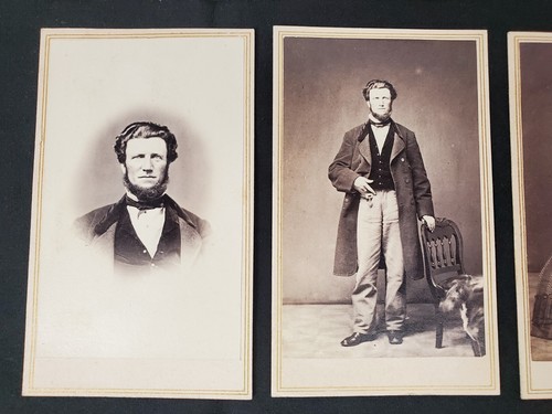 HISTORIC! 1860s CDVs George & William Swan CA GOLD RUSH Placerville/El Dorado Co - 第 5/15 張圖片