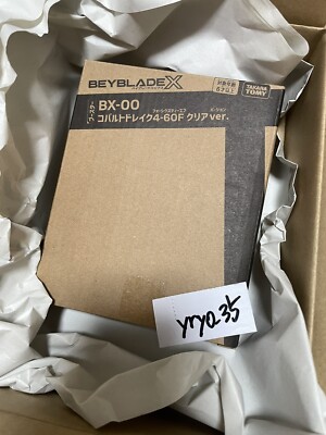 Beyblade X BX-00 Cobalt Drake 4-60F Clear Ver TakaraTomy Unopened Fast delivery