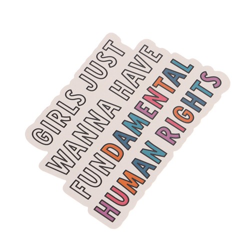 Empowerment & Reproductive Rights Weatherproof Vinyl Sticker Feminist & Roe - Afbeelding 5 van 10