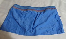 ana Swimwear Size 12 Swim Skirted Panty Blue Smocked NWT