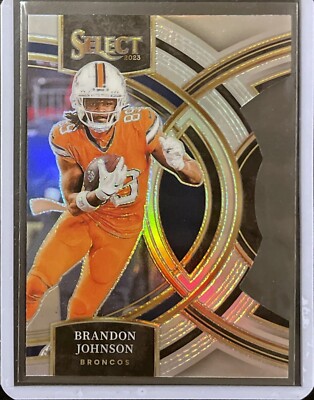 Brandon Johnson - 2023 Panini Select - Die Cut - Prizm - Premier Level