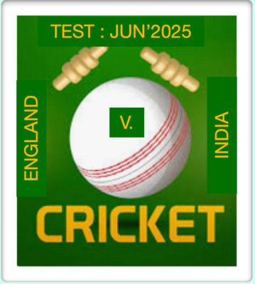 TEST CRICKET - ENGLAND TEAM V INDIA - Cricket Trading Cards by Shirt&Club
