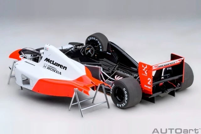 89151 AUTOart 1:18 McLaren Honda MP4/6 Japan GP 1991 #2 Gerhard Berger logo - Image 3 of 4