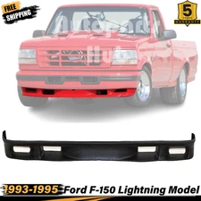 Front Bumper Lower Valance Paintable With Fog Lamp Hole For 1993-1995 Ford F-150