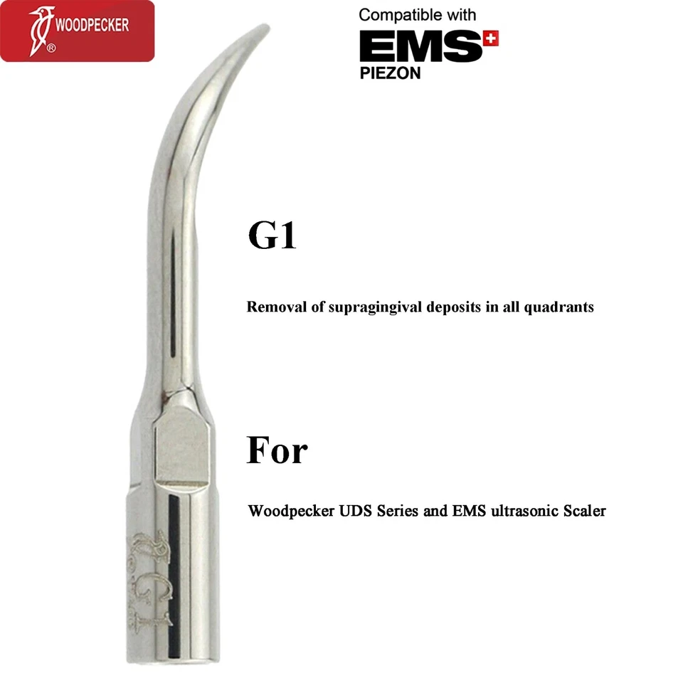 Woodpecker Dental Ultrasonic Scaler Piezo Tips Scaling EMS G1 G2 G3 G4 G5 G6 G8 - Image 2 of 4