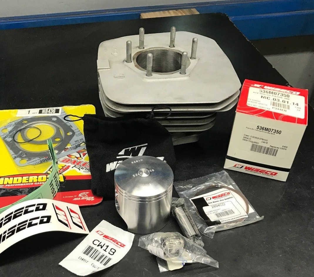 パーツ riku1030 1987-2006 Polaris Trail Blazer Boss Cylinder Piston Top End