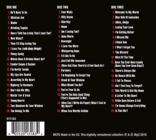 JIM REEVES - 60 ESSENTIAL RECORDINGS 3 CD NEU - Bild 2 von 2