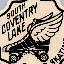 1940s South Coventry Lake Roller Skating Rink Wangumbaug Tolland Co Connecticut