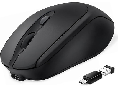 Bluetooth Wireless Mouse USB C for MacBook Pro Laptop Computer