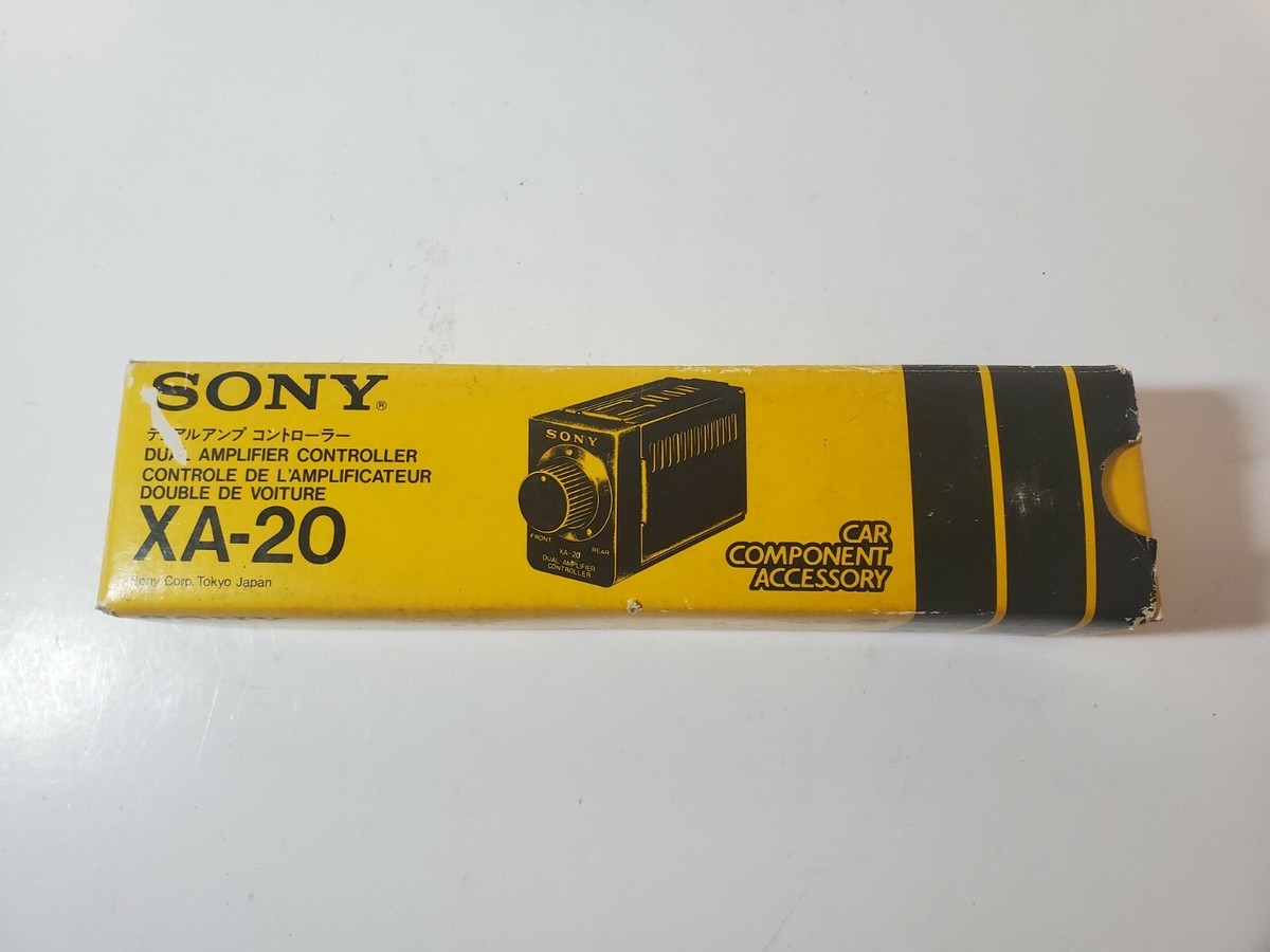 Vintage Sony XA-20 Dual Amplifier Controller- Car Component
