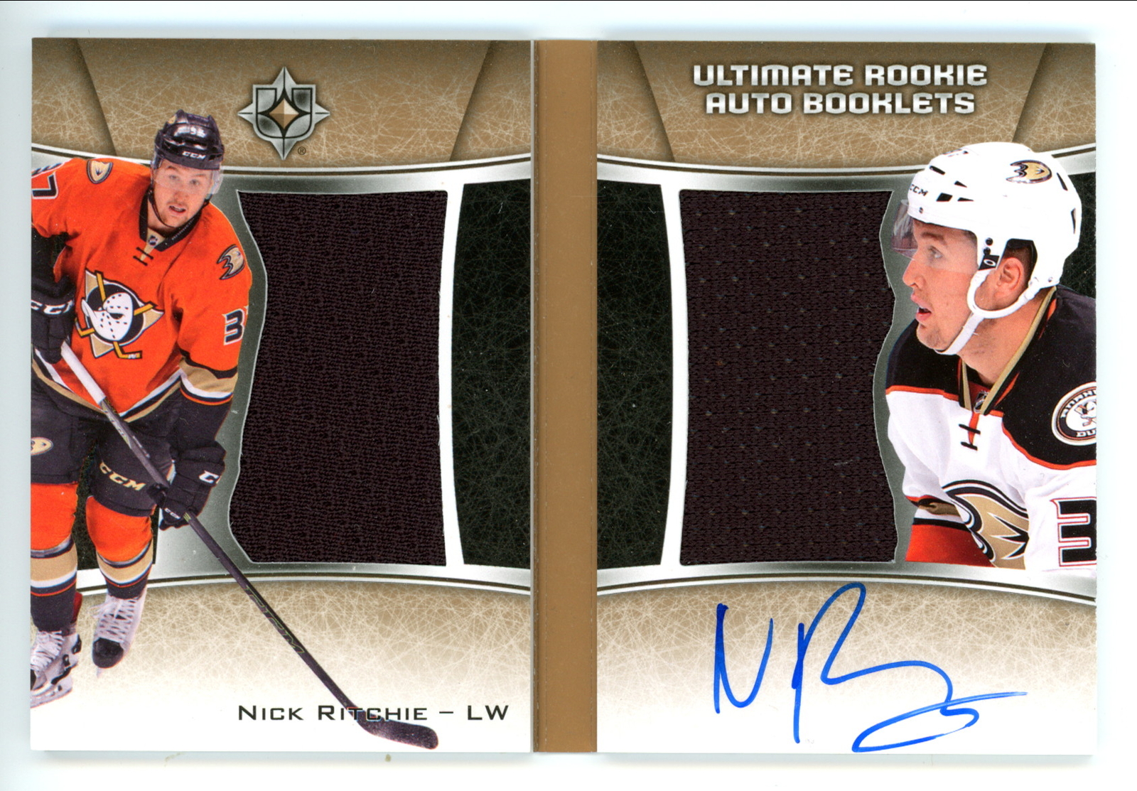 2015-16 Ultimate Collection Rookie Autograph Relic Booklets Nick ...