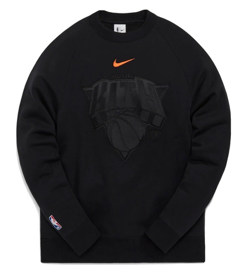 🔥🔥🔥Kith & Nike for New York Knicks Fleece Crewneck NBA size  