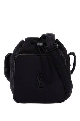 【SAINT LAURENT】NIKI SMALL BUCKET BAG Saint Laurent Men's Niki Small YSL Bucket Crossbody Bag in